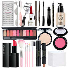 Load image into Gallery viewer, Makeup set including Lipstick eyeliner Mascara Eyeshadow